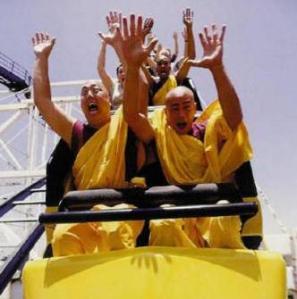 Monks on Roller Coaster