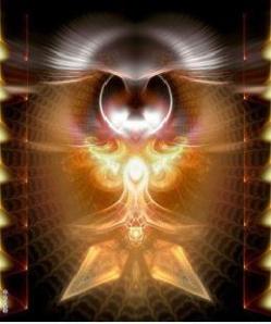 Golden Energetic Meditating Humanoid WOW