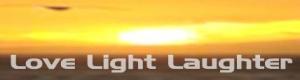 Sunset w words 'Love Light Laughter', from BGs web site
