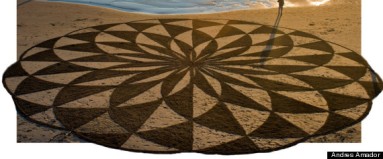 Sand Art - FOL on shore
